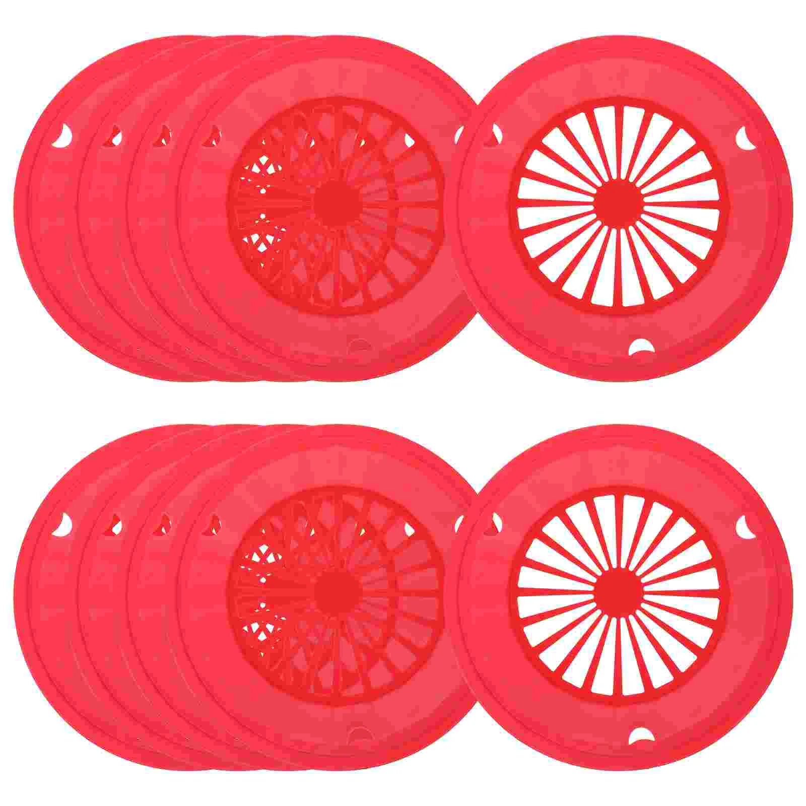 

Plate Holder Paper Plates Disposable Dinner Bbq Plastic Picnic Tray Food Support Reusable Storage Basket Fruit Barbecue Round