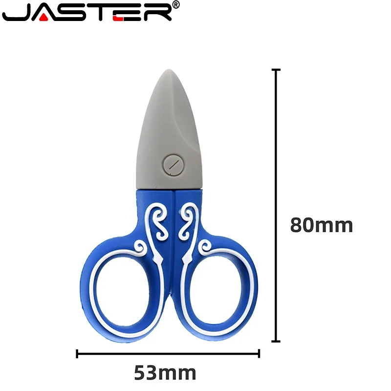 Cartoon USB Flash Drives Blue Sewing machine Pen Drive Scissors Pendrive tailor Creative Gift Ruler Memory Stick 128GB 64GB 32GB usb flash drive flash drive type c pendrive
