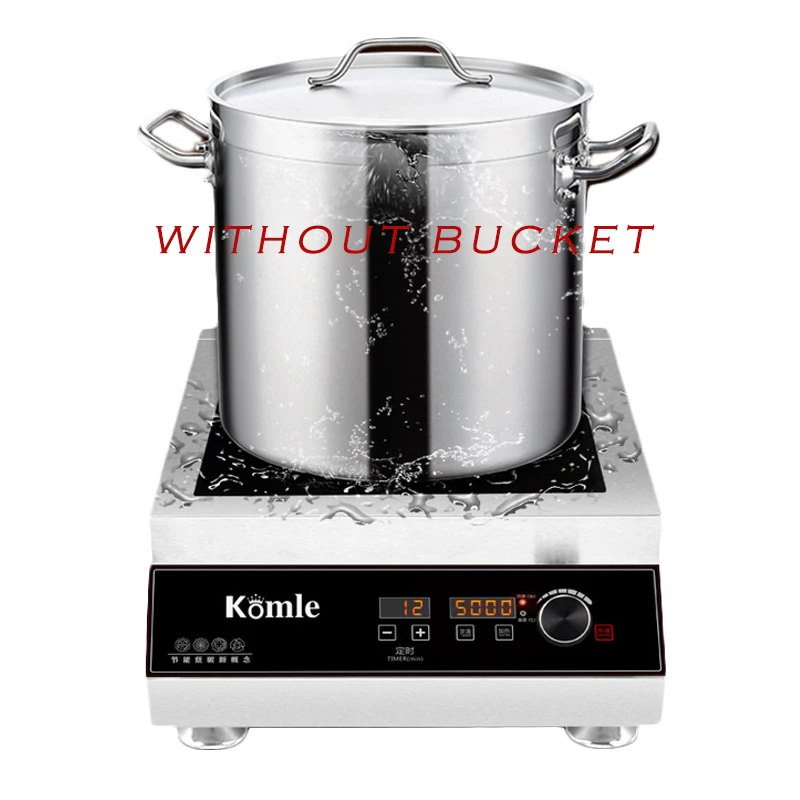 Commercial Induction Cooker 5000W Large Power Electromagnetic Stove Waterproof Electric Cooker KAO20005