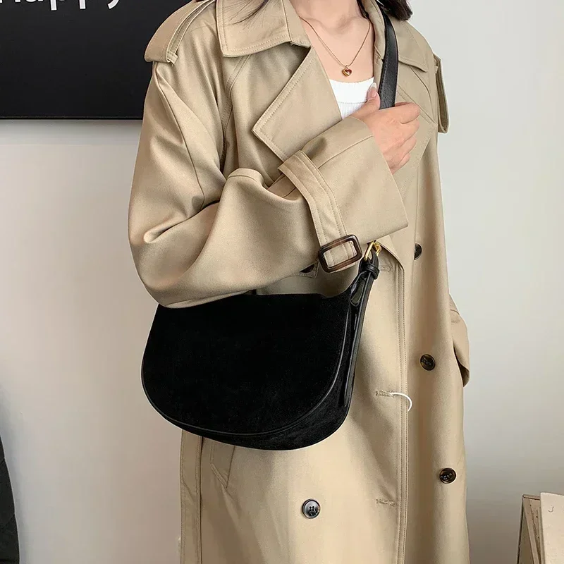 الجلد المدبوغ سستة حقائب كتف الصلبة التنقل حقائب ن...