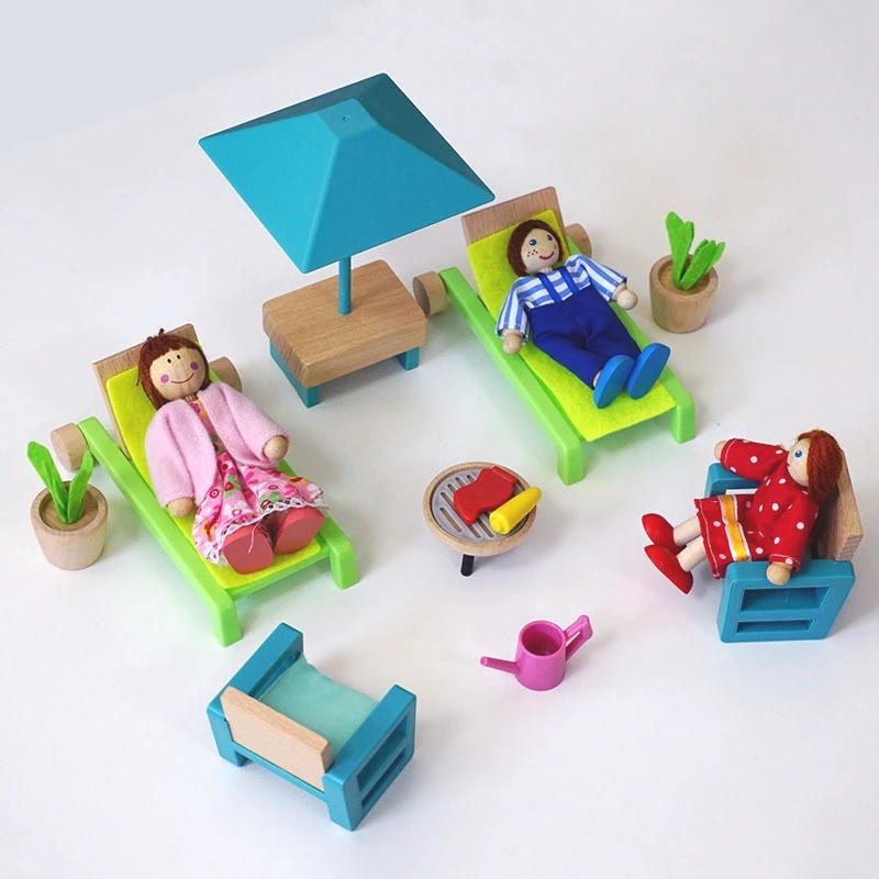 1:12 Scale Sofa Bed Wardrobe TV Cabinet Micro Scene Model Dollhouse Miniature Furniture Playing House Landscape Dolls Accessory