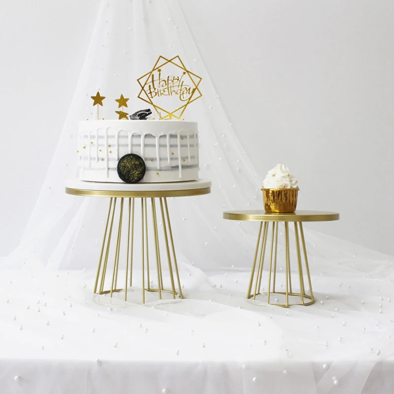 

White Cake Stand Metal Dessert Table Cake Tray Macaron Cupcake For Wedding Rack Stand Christmas Birthday Party