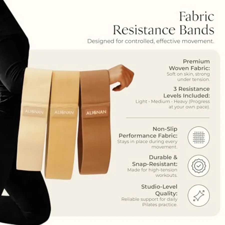 Pilates Essentials Kit For Women With Booty Bands And Pilates Ring_voghion.com