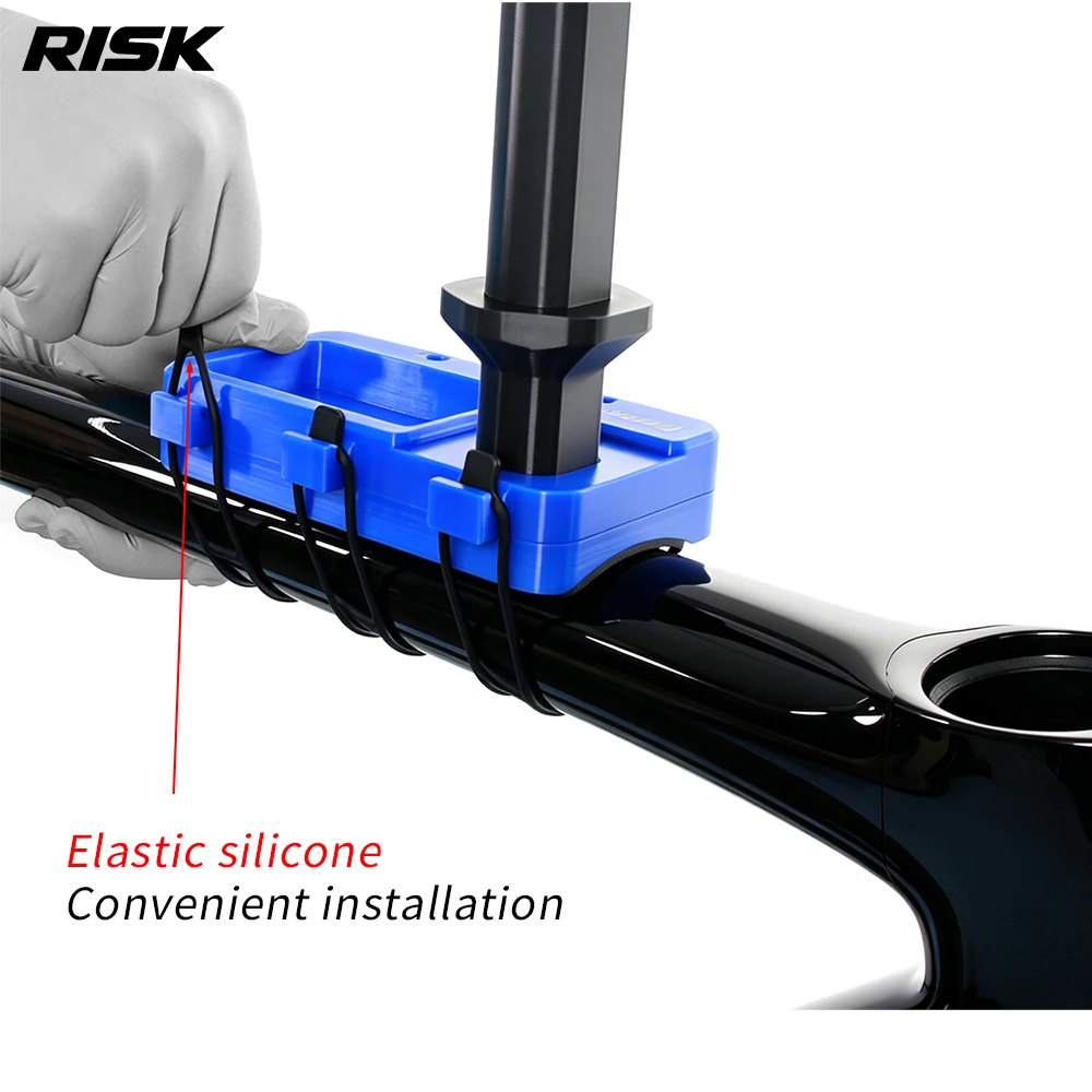 RISK 자전거 가상 헤드 튜브 수리 도구 (로드, 산악, 그래블 자전거용) 보관 랙 홀더