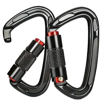 2-Pack D-Ring Auto-Locking Carabiners 1