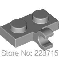 Plate 1X2 W. 1 Horizontal Snap SS412 50 DIY Enlighten Block Brick Part No
