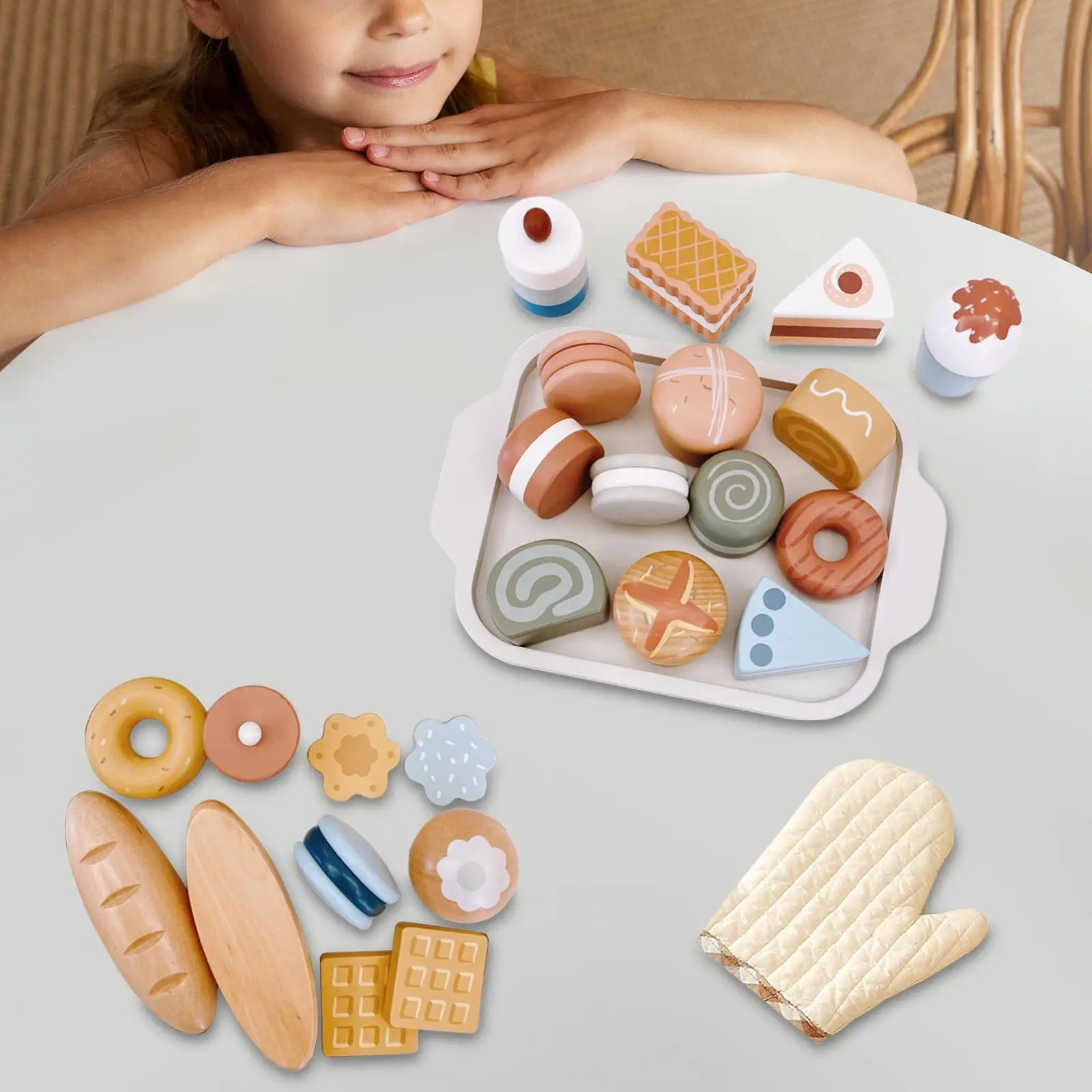 

Игрушка еда с играми для выпечки, печенье для малышей, игрушки для ролевых игр, набор тортов, подарок на день рождения, ручная работа, искусственные сувениры