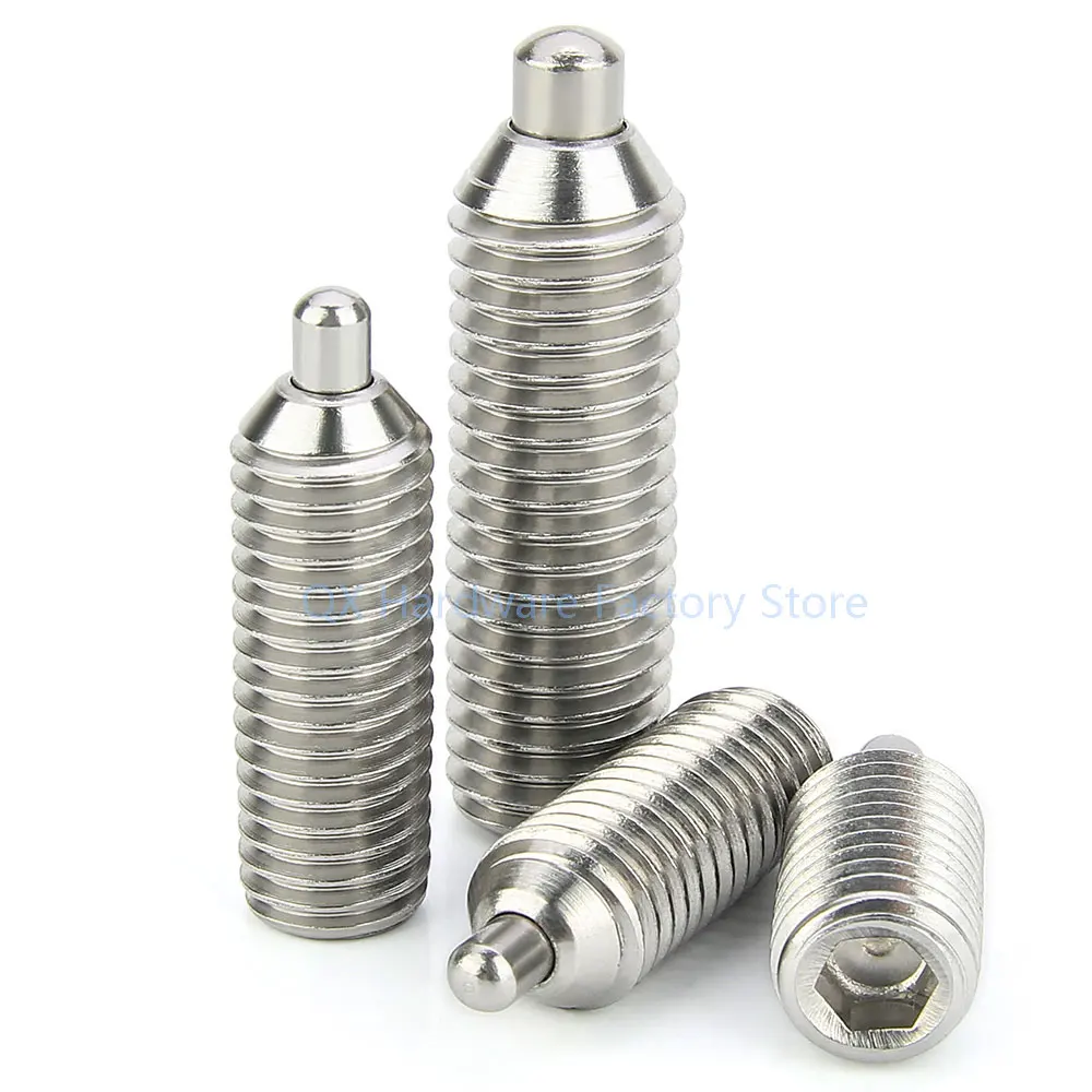 스테인리스 스틸 육각 소켓 볼 포인트 스프링 플런저 세트 나사, QX518