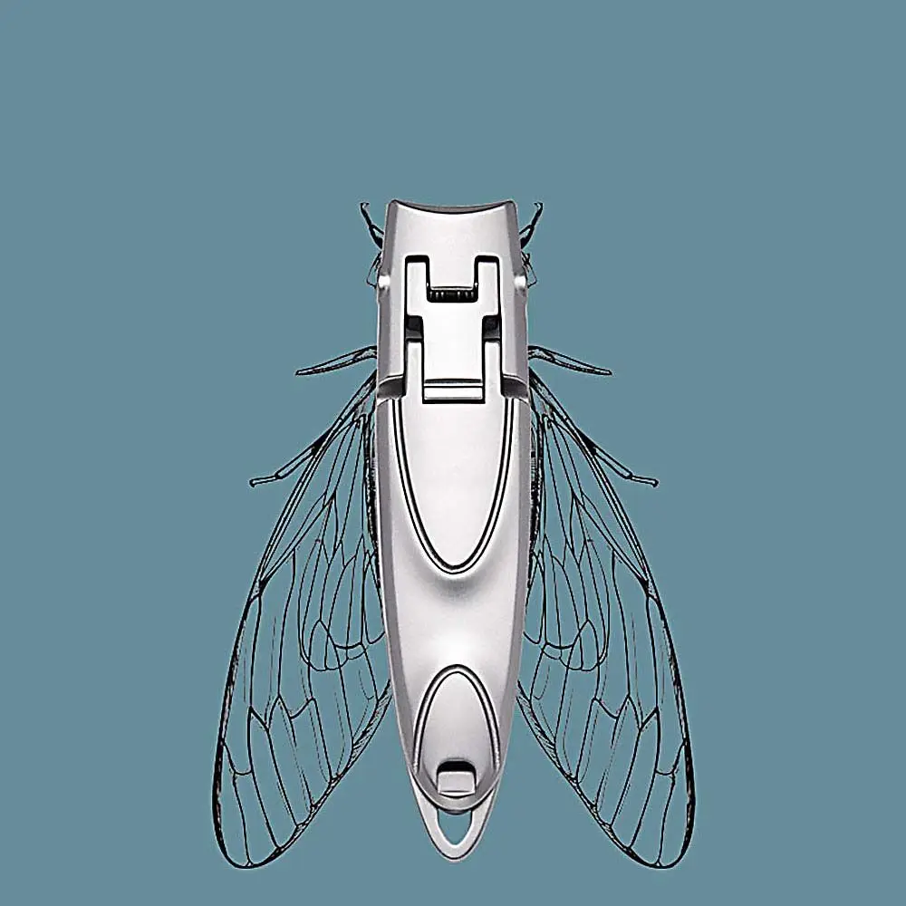 Golden Cicada shape Ultra-Thin Sharp Manicure Tool Finger Nail Trimmer Nail Clippers Thick Scissor Toe Cutter
