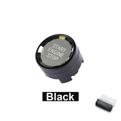 Crystal Style Car Start/Stop Engine Switch Button Cover (Black)