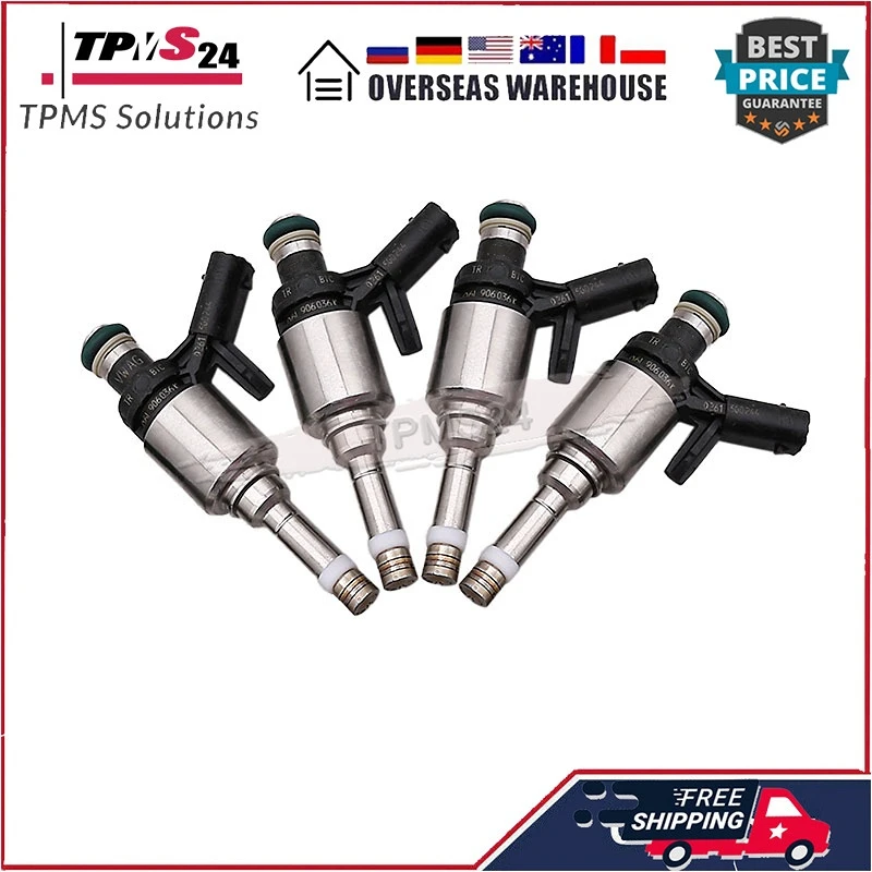 Fuel Injectors 4Pcs 06L906036K For Audi A3 A4 Quattro A4 allroad Q7 A6