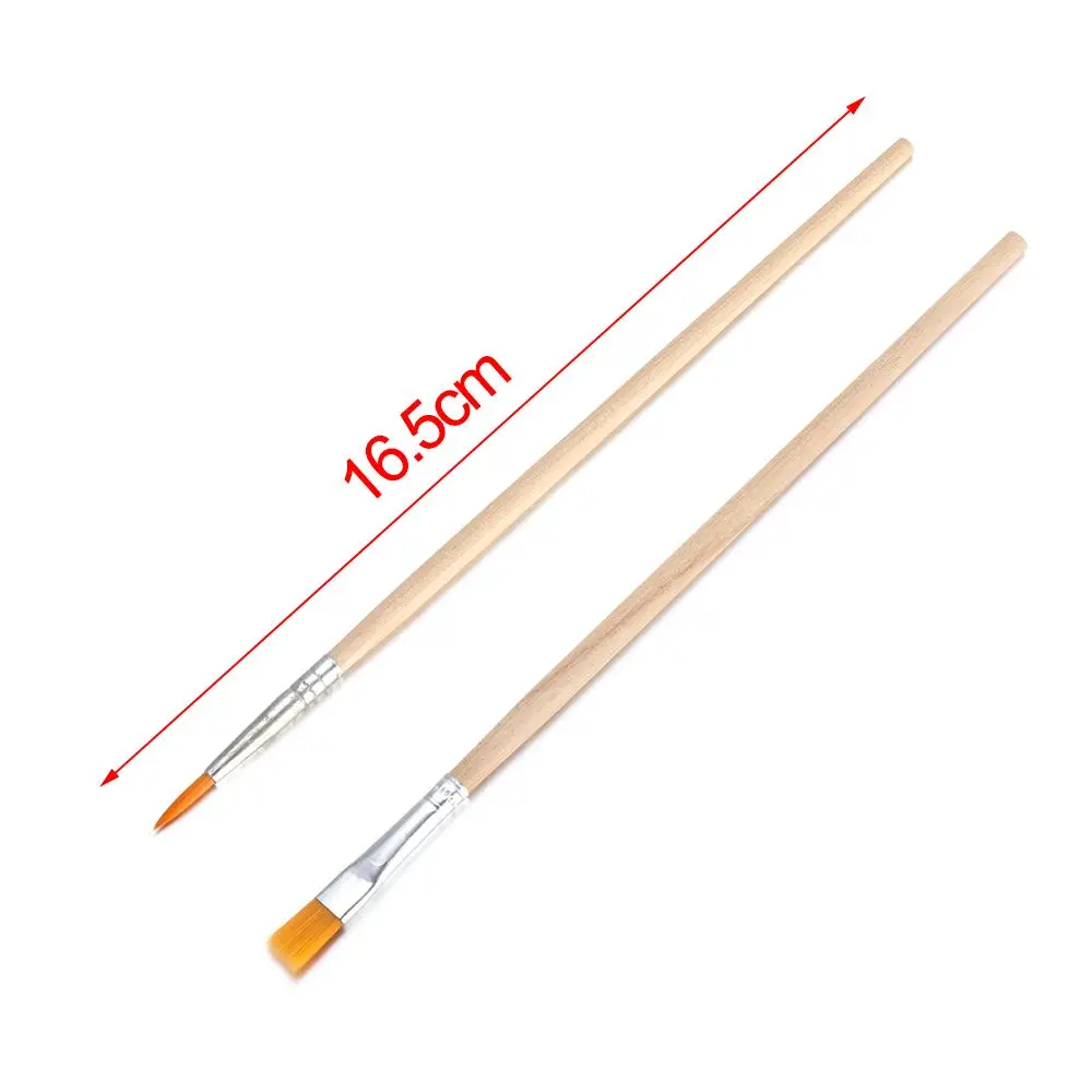10pcs Hook Line Paint Brushes Set 6