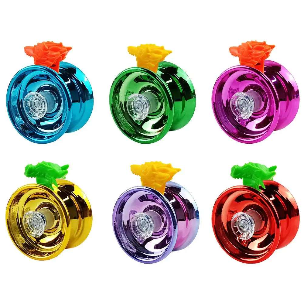 Yoyo Ball Metal 3 Bearing Alloy With String Ring For Kids