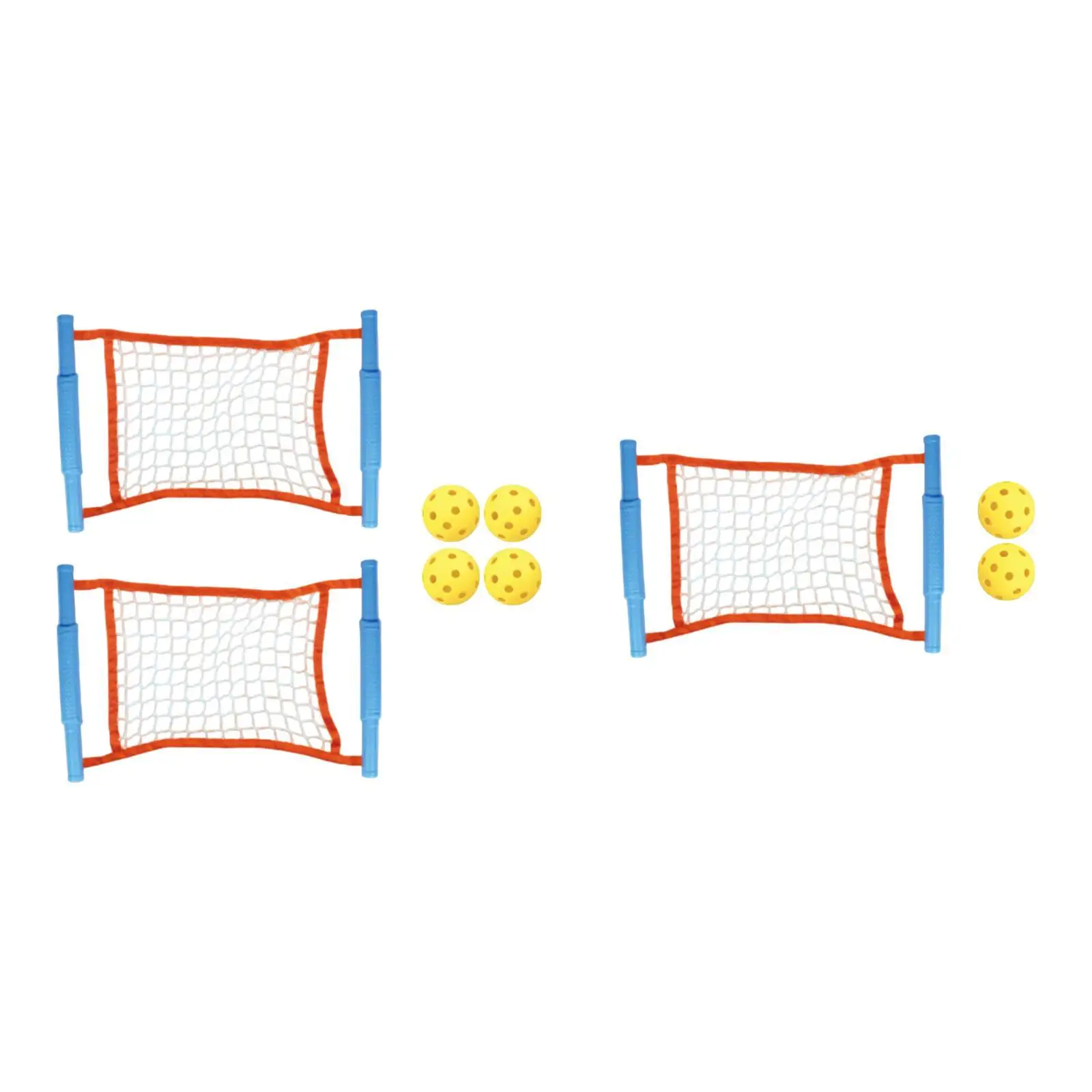 Ball Game Set Lightweight with Balls Outdoor Play Toy for Families Teens