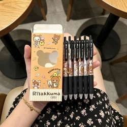 Rilakkuma Premium Click Pen with Carbon Black Ink - Ideal (Rilakkuma - 6pcs)
