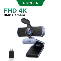 Ultra HD Webcam with Auto Focus & Dual Noise - Cancelling Microphones (4K Webcam)