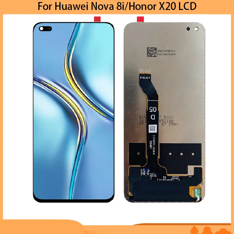 

Оригинальный сенсорный ЖК-экран для Huawei Nova 8i/Honor X20, дигитайзер в сборе, замена для HonorX20/Nova8i, ЖК-дисплей, экран