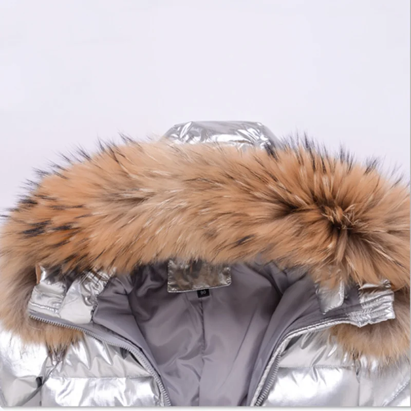 Winter Warm 80 90 100cm 1 2 3 Years Kids Down Coat Thicken Waterproof Snowsuit Infant Jumpsuit Parka Baby Girl Boys Romper