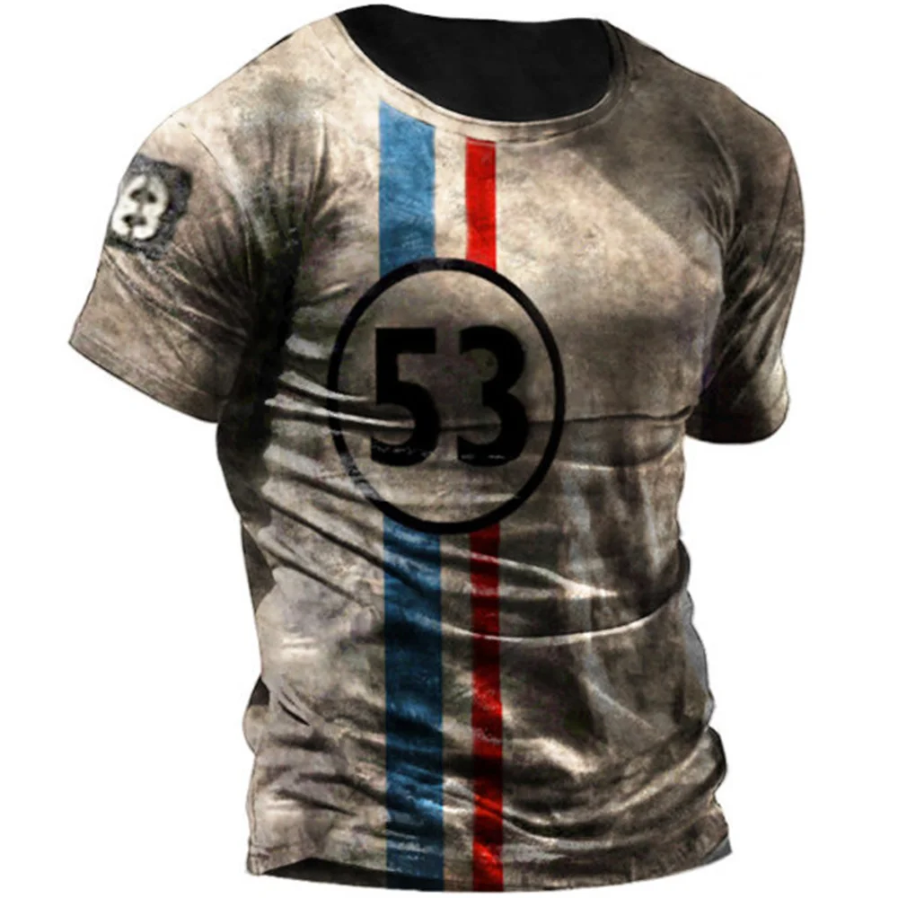 

Vintage T Shirts for Men 3D Print American Tops Short Sleeve Oversized Hip Hop O-Neck Cotton T-Shirts Men Clothing Camiseta 6XL