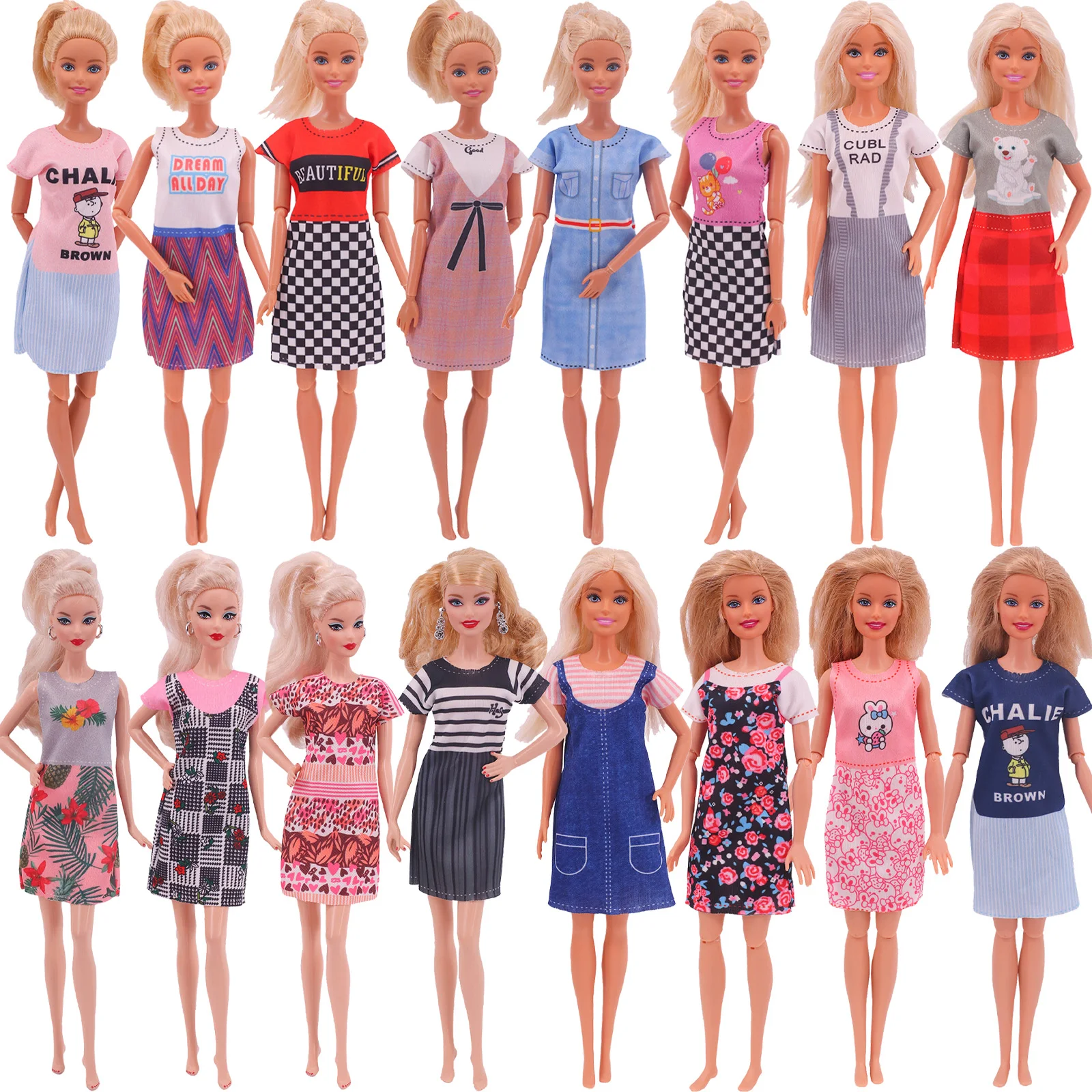 Tanio Lalka Barbie ubrania sukienka spódnica sklep