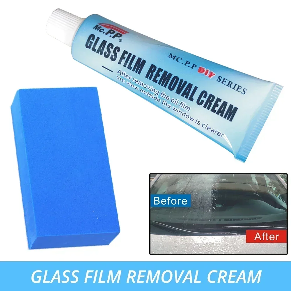 Car Glass Polishing Degreasing Cleaner Oil Film Cleaning And Polishing Paste For Bathroom Windows Windshield Windshield Car Care