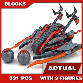 331pcs Vermillion Invader Vehicle Catapult 10580 DIY Building Blocks Kids Assemble Toys Bricks Compatible with