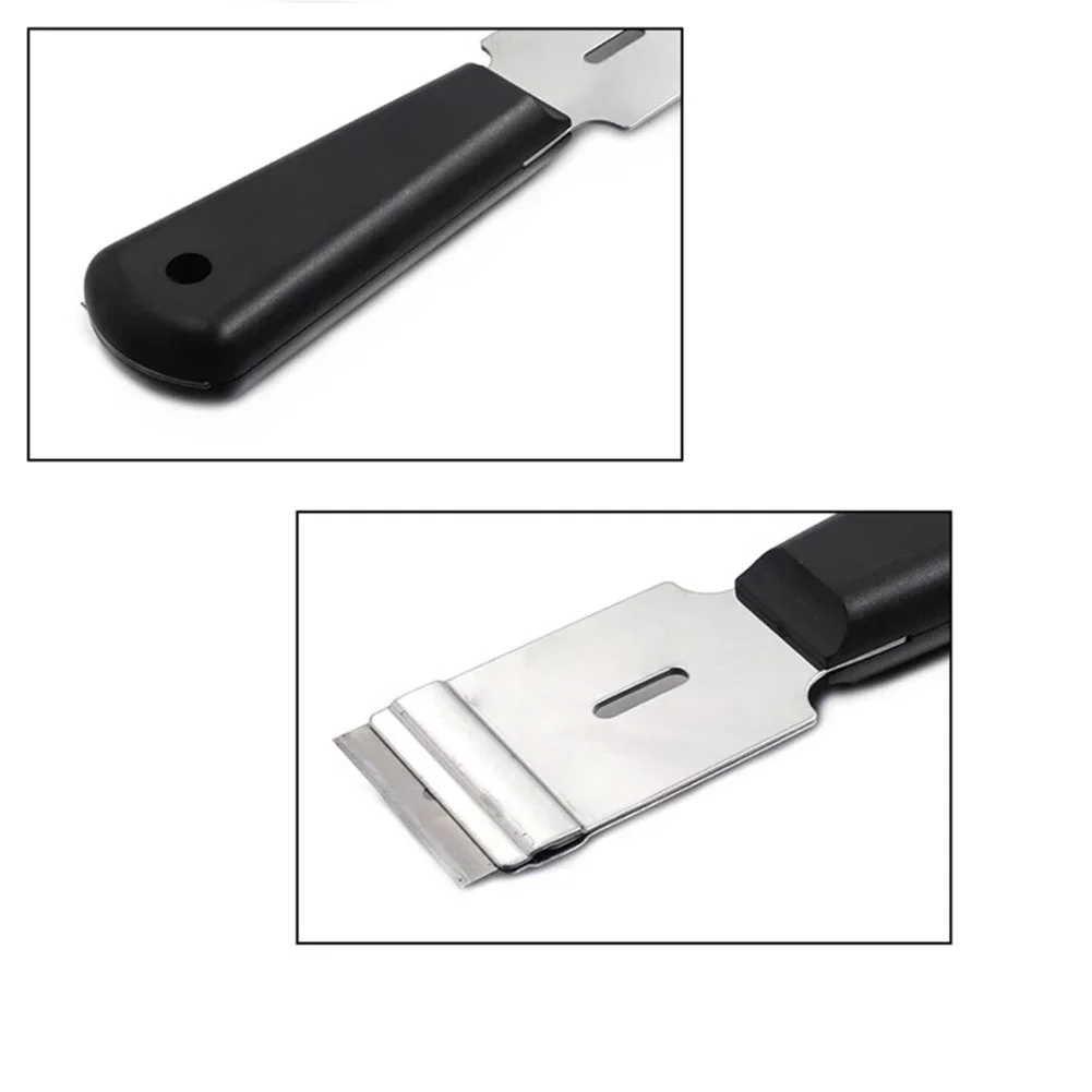 Stainless Steel Leather Cutter Leather Shovel Replaceable Blade Cutter Process Fit For Cutting, DIY Handmade Cutting