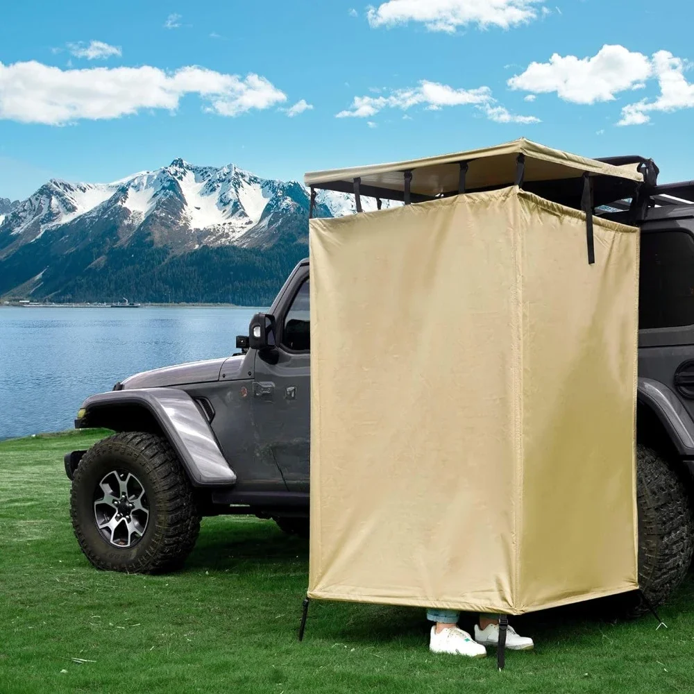 Vehicle Awning Shower Room with LED light 1