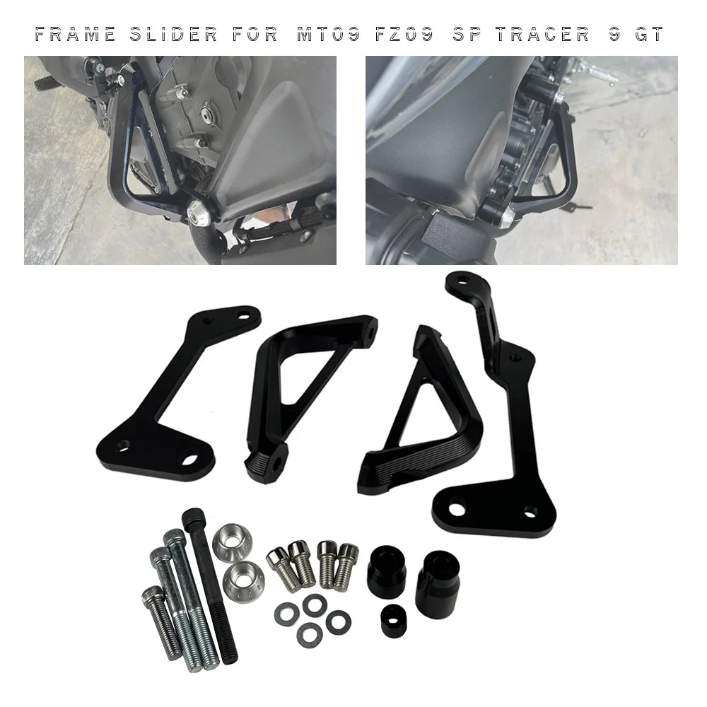 

For 2021 2022 2023 MT09 MT 09 SP TRACER 9 GT Side Cover Engine Guard Crash Bar Motor Bumper Frame Sliders Fairing Protector Case