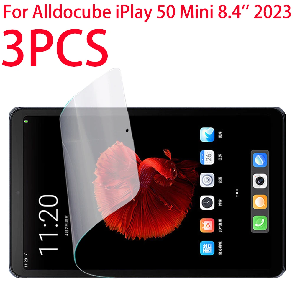

3 шт PET мягкая пленка для экрана для Alldocube iPlay 50 Mini 8,4 дюймов 2023 планшет Защитная пленка для iPlay50 Mini 8,4 дюймов