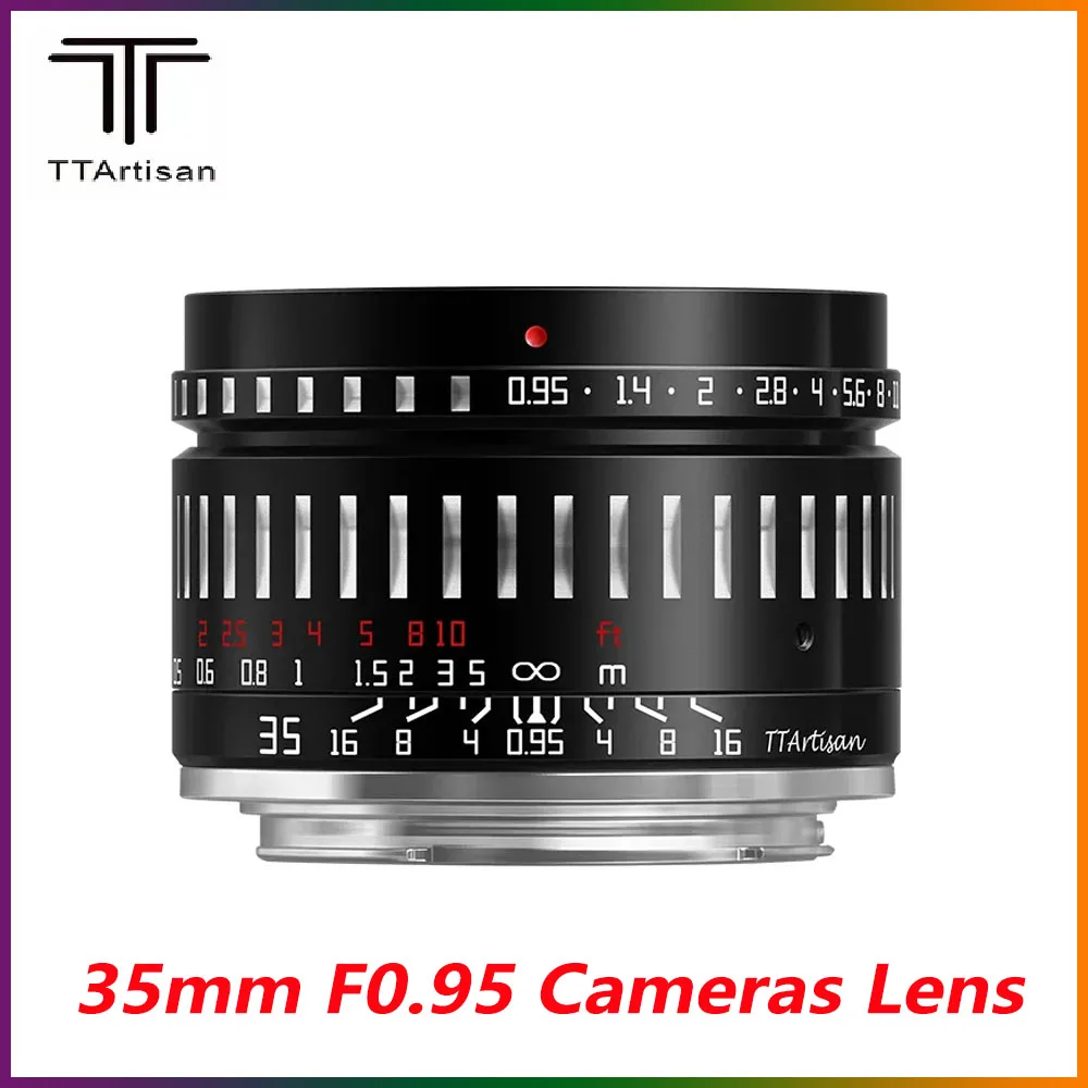 Ttartisan 35Mm F0.95 Obiettivo Principale Ad Ampia Apertura Per Sony E Mount Fujifilm X Canon M Canon Rf-S Leica L Nikon Z Camera
