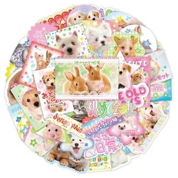 40 pz/set Retro Kawaii Cartoon Scrapbook Journaling Sticker FAI DA TE Decor Cassa Del Telefono Da Parete Del Computer Portatile Guitat Adesivo Studente Regalo Per Bambini