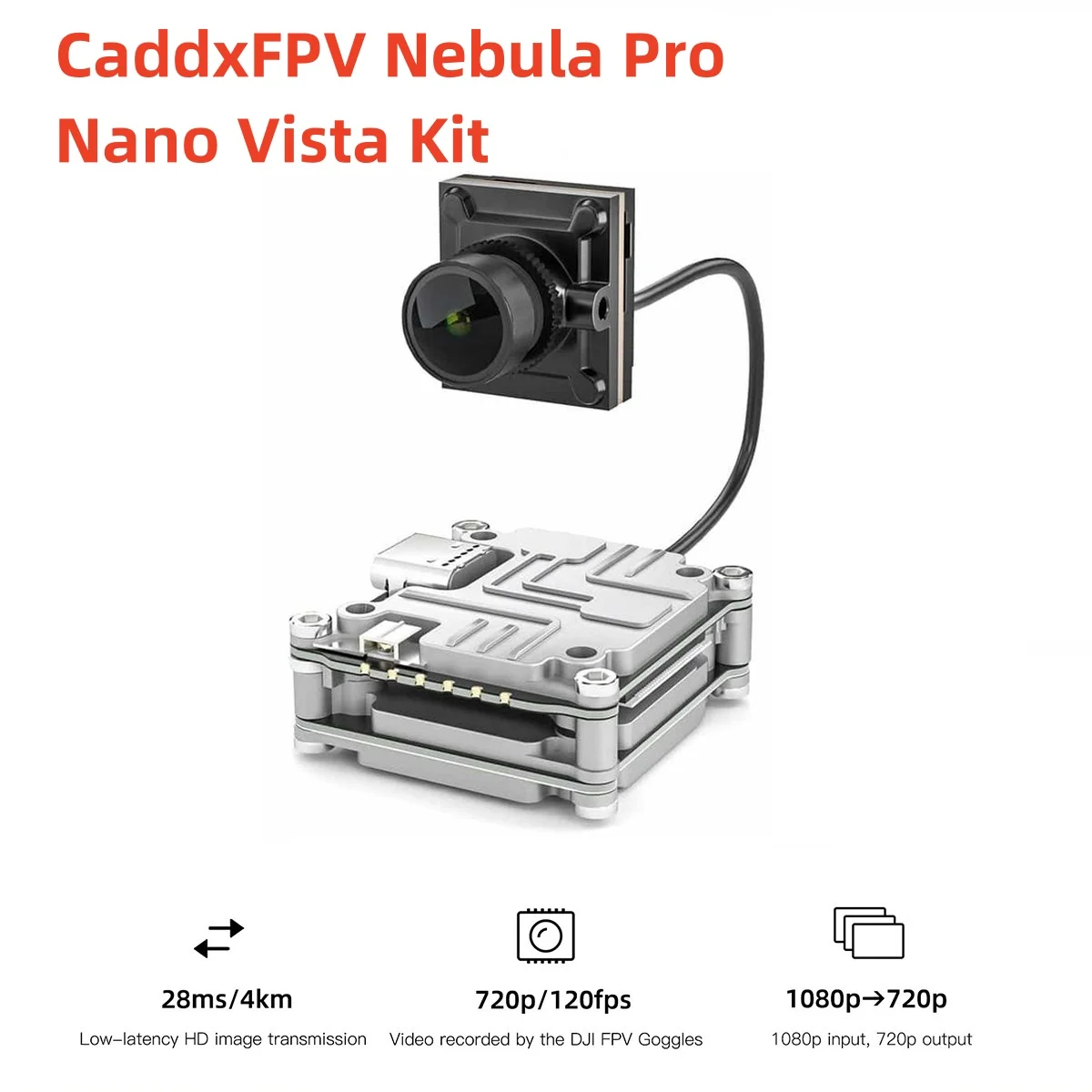 

Набор CaddxFPV Nebula Pro Nano Vista, оригинальные аксессуары FPV с очками DJI Integra 720p/ 120fps HD качество изображения