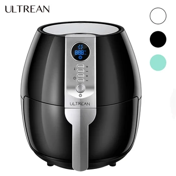 ULTREAN 4L Air Fryer Electric Hot fryer Oil-free Auto Household Kitchen 360°Baking Convection Oven Deep Fryer with Touch Control 1