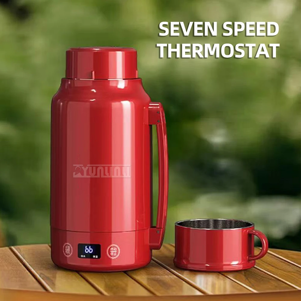 Stainless Steel Thermos Water Kettle Portable 1000ml Large Capacity Hot Water Bottle Hervidores De Agua Electrico 3