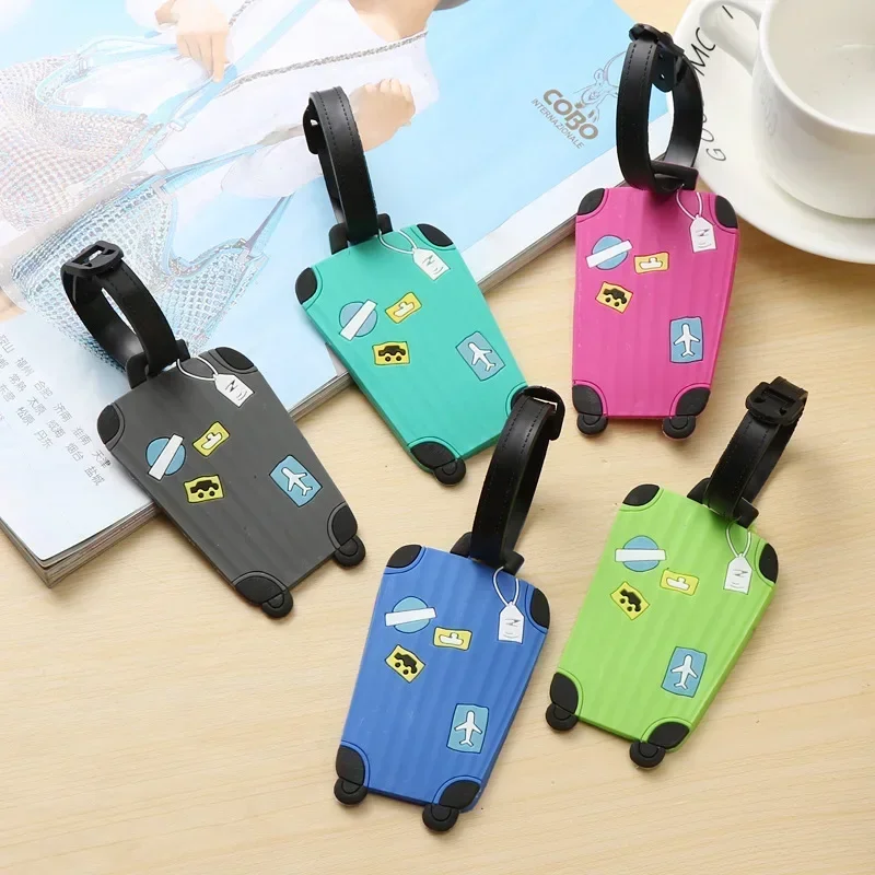Chic Silicone Luggage Tags for Women - Stylish Travel Accessory