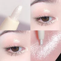 White Glitter Eyeliner Gel Eye Shadow Highlight Makeup Matte Shadows Lying Silkworm Pen Easy To Wear Eyes Beauty Cosmetics Tools 1