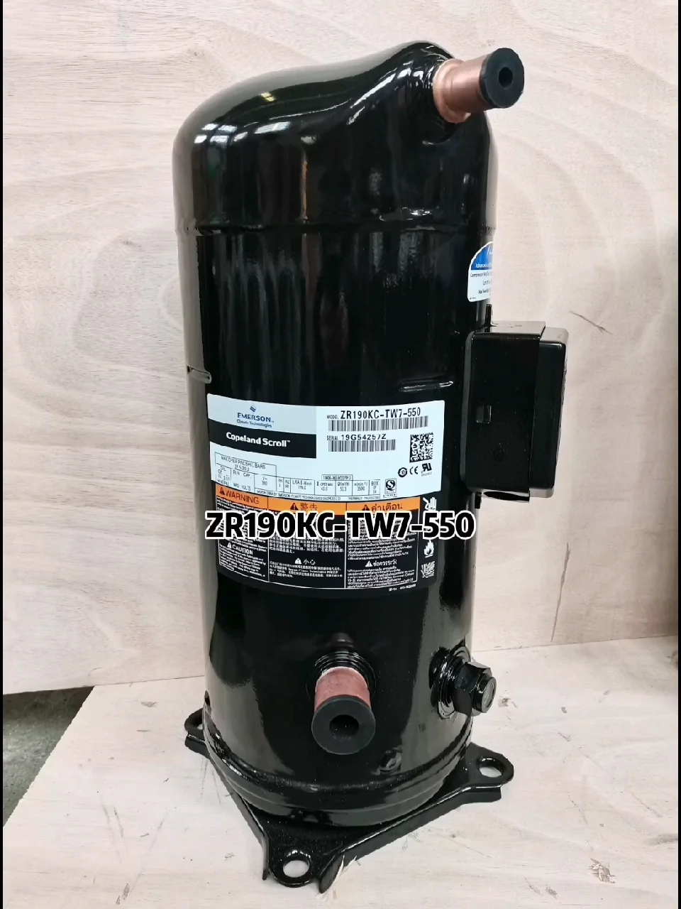 copeland compressor ZP103KCETFD250 for cold room for fruit and