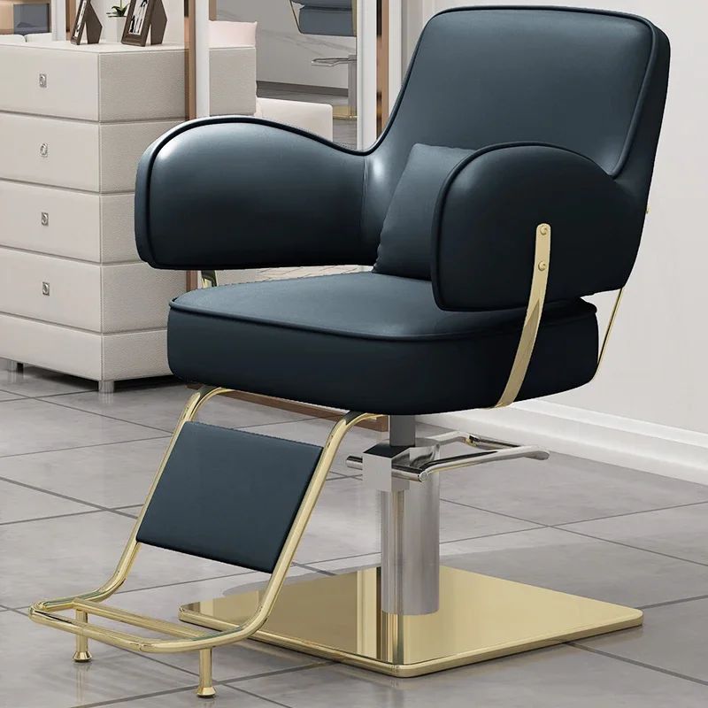 Manicure Barber Hair Salon Reclining Metal Chair