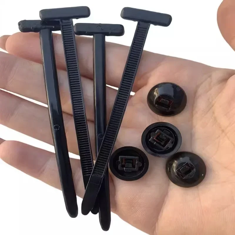 Nylon Black Cable Ties Universal Zip Ties Holder