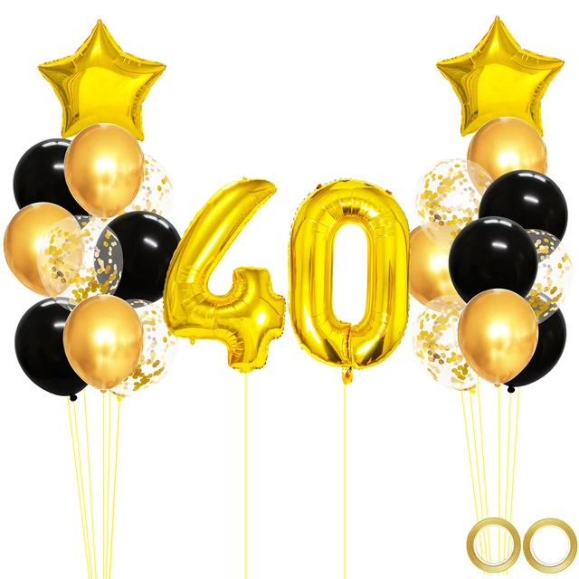 Déco Anniversaire Homme 40 - Ballons Et Accessoires - AliExpress