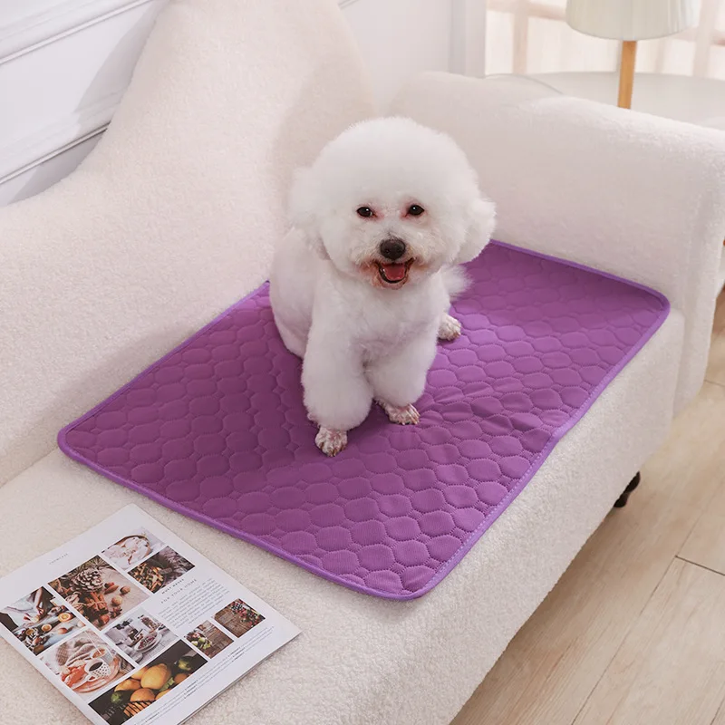Washable Reusable Anti-Slip Dog Pee Pad - Puppy Training and Pet Bed Mat