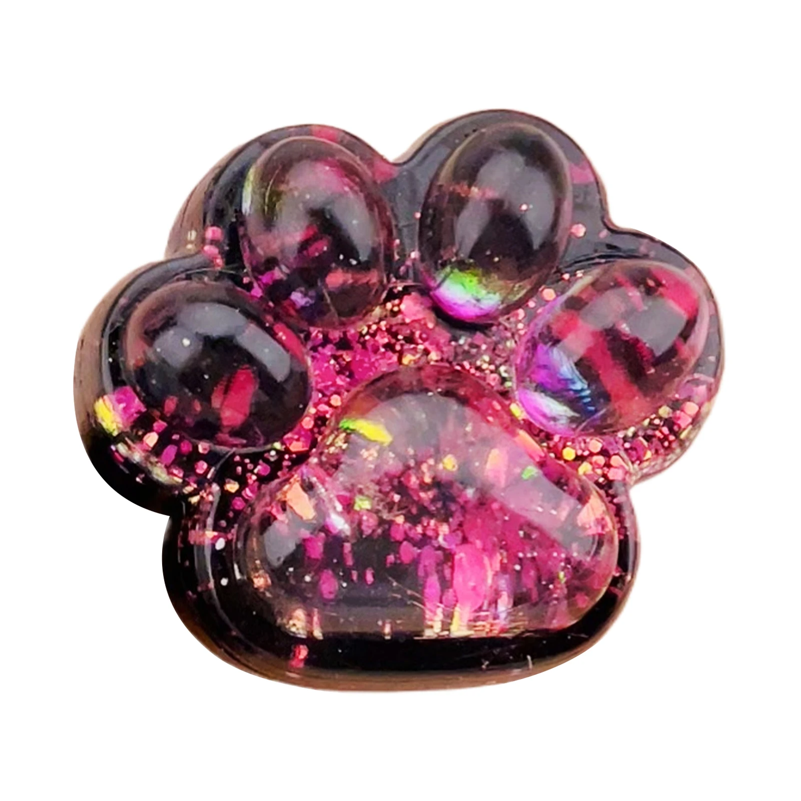 Cat Claw Squishy Fidget Toy Cute Sequin Squeeze Cat Claw Stress Relief Toy  Slow Rebound Pinch Decompression Cat Paw Squeeze Toy 6