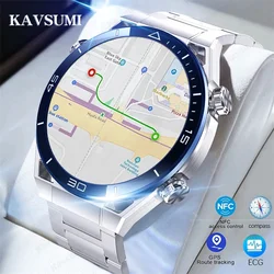 2024 New GPS Smart Watch Men 1.50 Inch 454*454 HD Resolution Voice Calling NFC Watches Compass IP68 Waterproof ECG Smartwatch