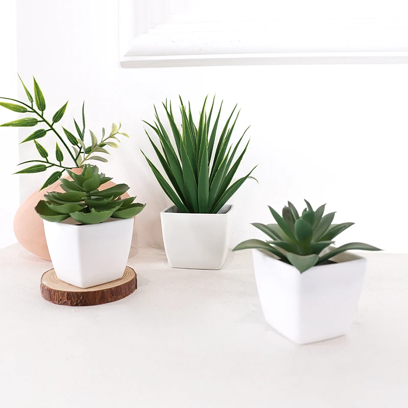 1 Set Simulation Mini Potted Plant