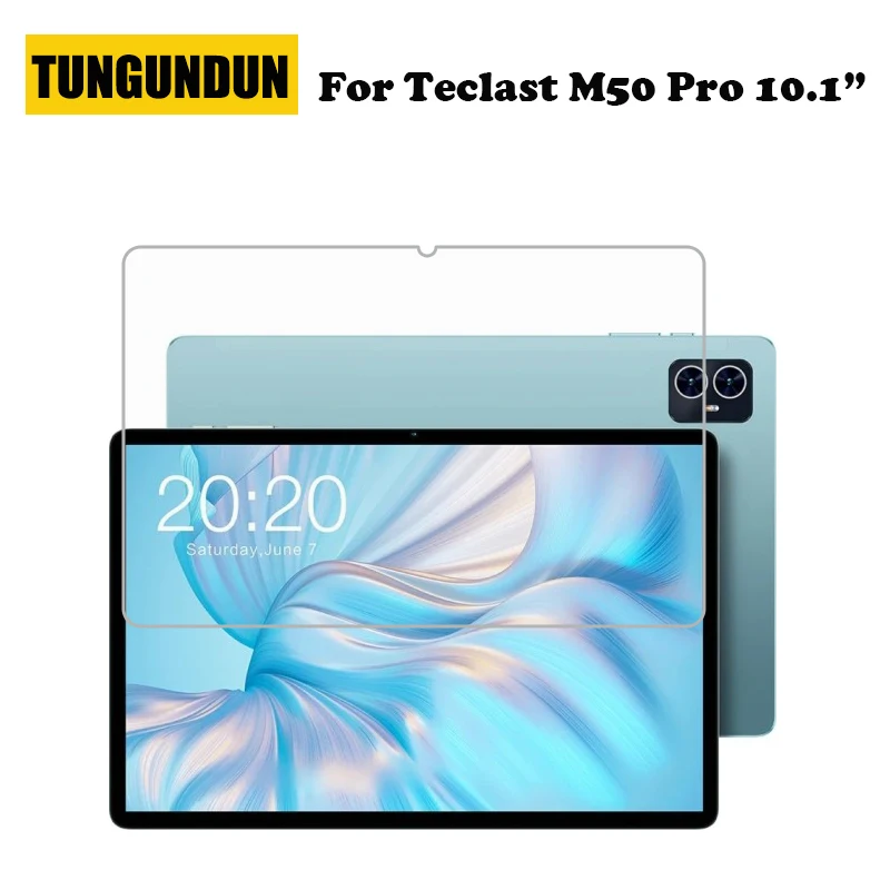 Filme Protetor de Tela para Tablet Tampa de Vidro Temperado para Teclast M50 Pro e M50pro