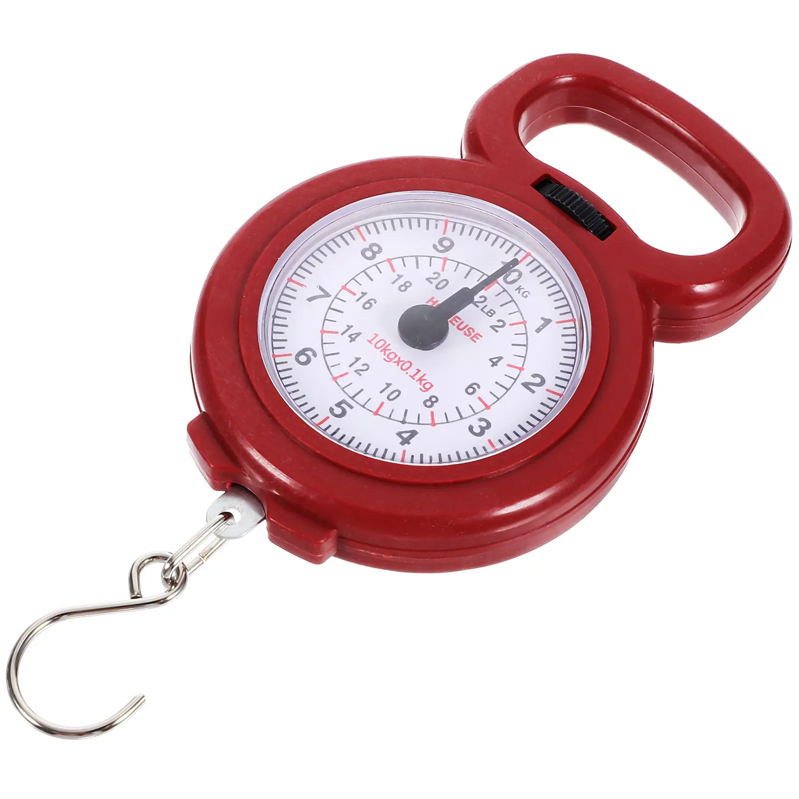 휴대용 스프링 저울 10kg 소형 걸이형 수하물 체중 과일 여행용 디지털 저울 낚시 요리용