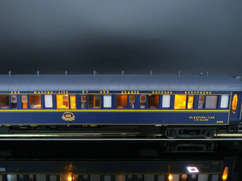 【HO】Jouef オリエントエクスプレス 1/87 Train Model Europe JOUEF Orient Express with Lights