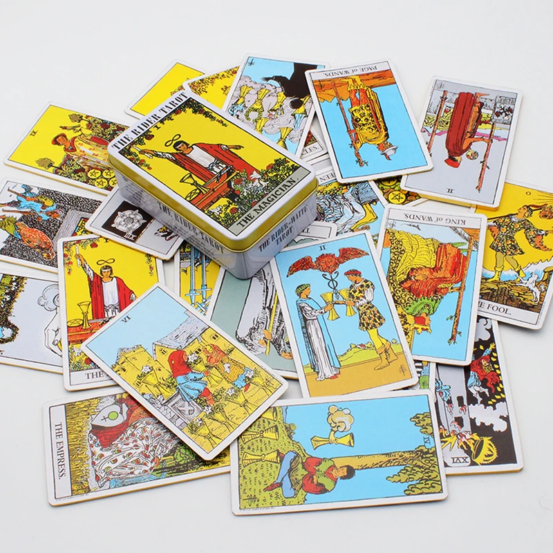 Party Modern Witch Divertidas familias inglesas para Drop Ship Light seers Tarot Tarot Deck Card Games 