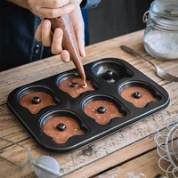 6 Mini moldes para hornear con forma de oso de dibujos animados,  para hornear pastel de Chocolate, magdalenas ,muffins,rosquillas,antiadherente - Image 5